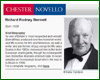 Biography of Richard Rodney Bennett on Chester Novello's website